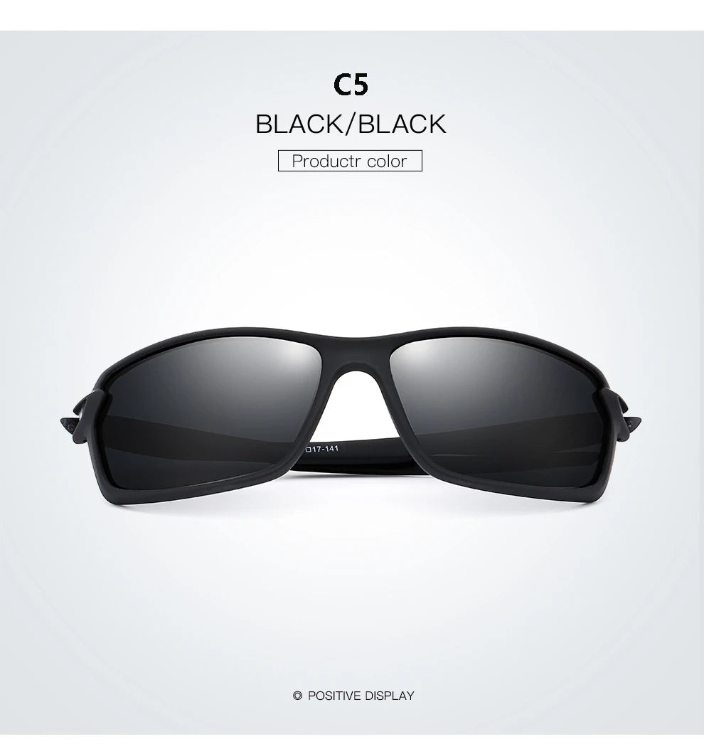New Men Polarized Sunglasses Brand Designer Square Sports Sun Glasses Male Driving Fishing Goggle UV400 Women Travel Eyewear
