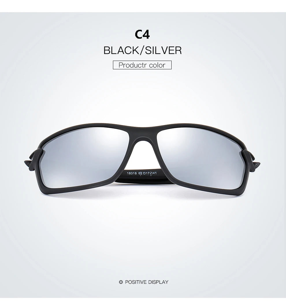 New Men Polarized Sunglasses Brand Designer Square Sports Sun Glasses Male Driving Fishing Goggle UV400 Women Travel Eyewear