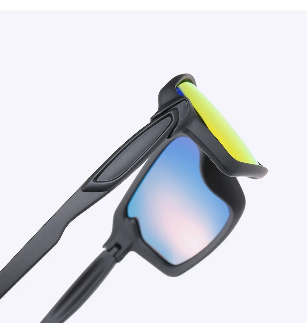 New Men Polarized Sunglasses Brand Designer Square Sports Sun Glasses Male Driving Fishing Goggle UV400 Women Travel Eyewear
