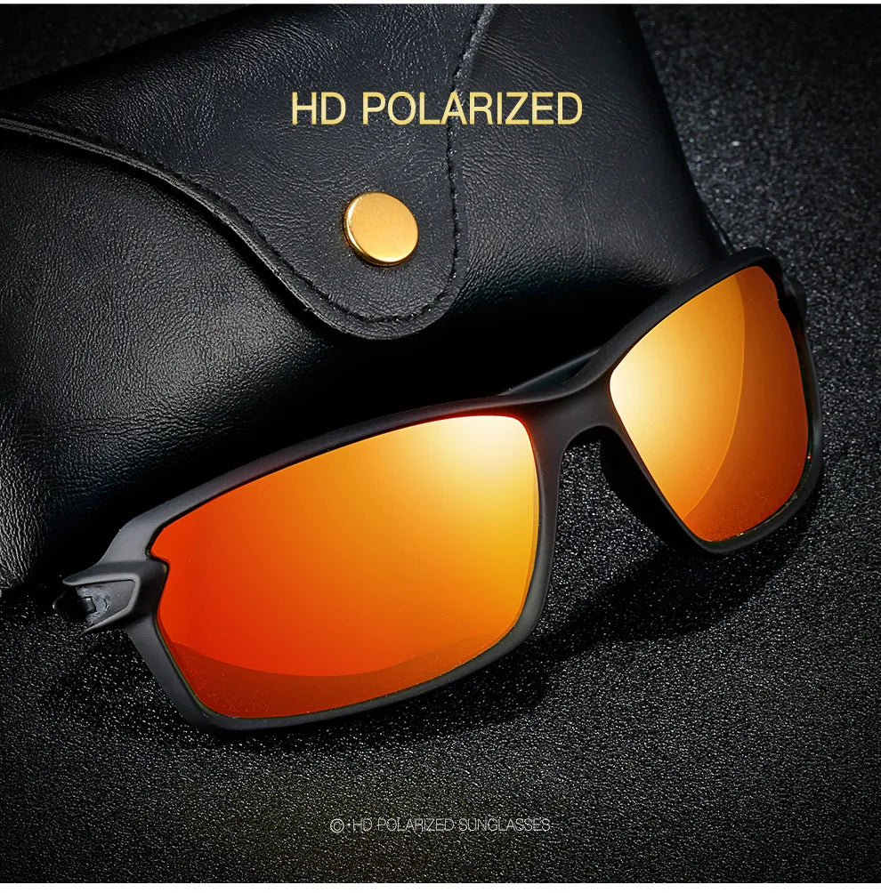 New Men Polarized Sunglasses Brand Designer Square Sports Sun Glasses Male Driving Fishing Goggle UV400 Women Travel Eyewear