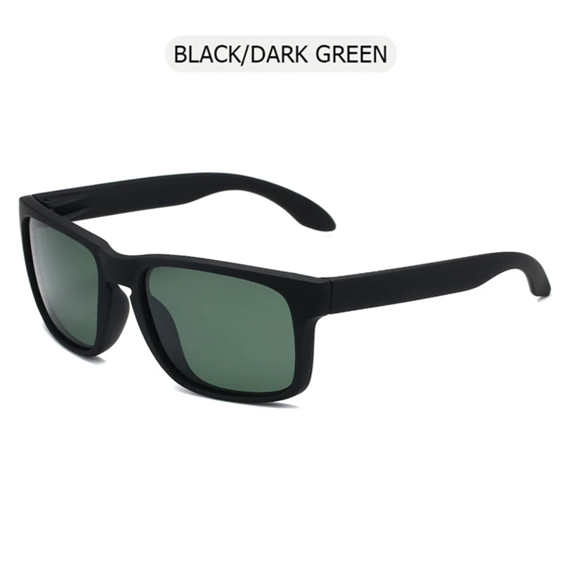 Classic Fashion Square Polarized Sunglasses Men Vintage Plastic Male Sun Glasses Women Stylish Black Outdoor Sports Shades UV400