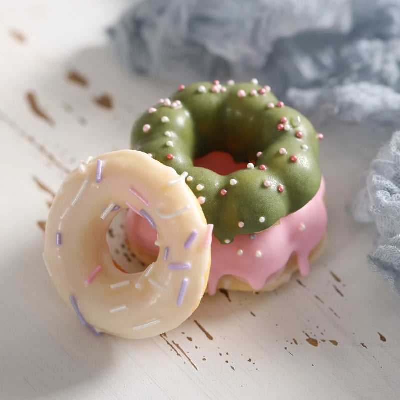 Silicone Donut Maker 3D DIY Baking Pastry Cookie Chocolate Round Mold Muffin Cake Mould Dessert Handmade Kitchen Cooking Tools