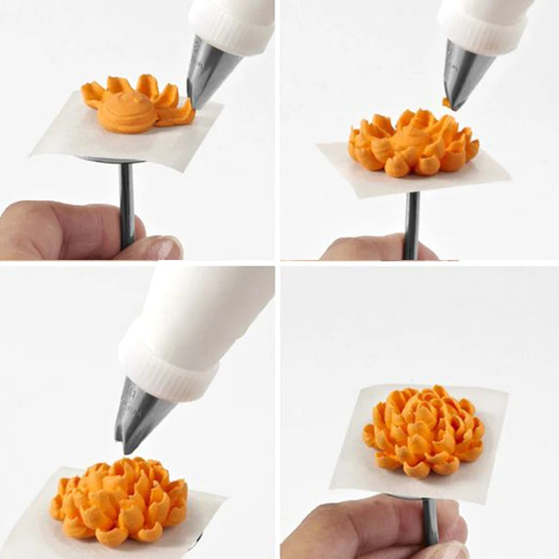 1/5Pcs of chrysanthemum Nozzle Icing Piping Pastry Nozzles kitchen gadget baking accessories Making cake decoration tools