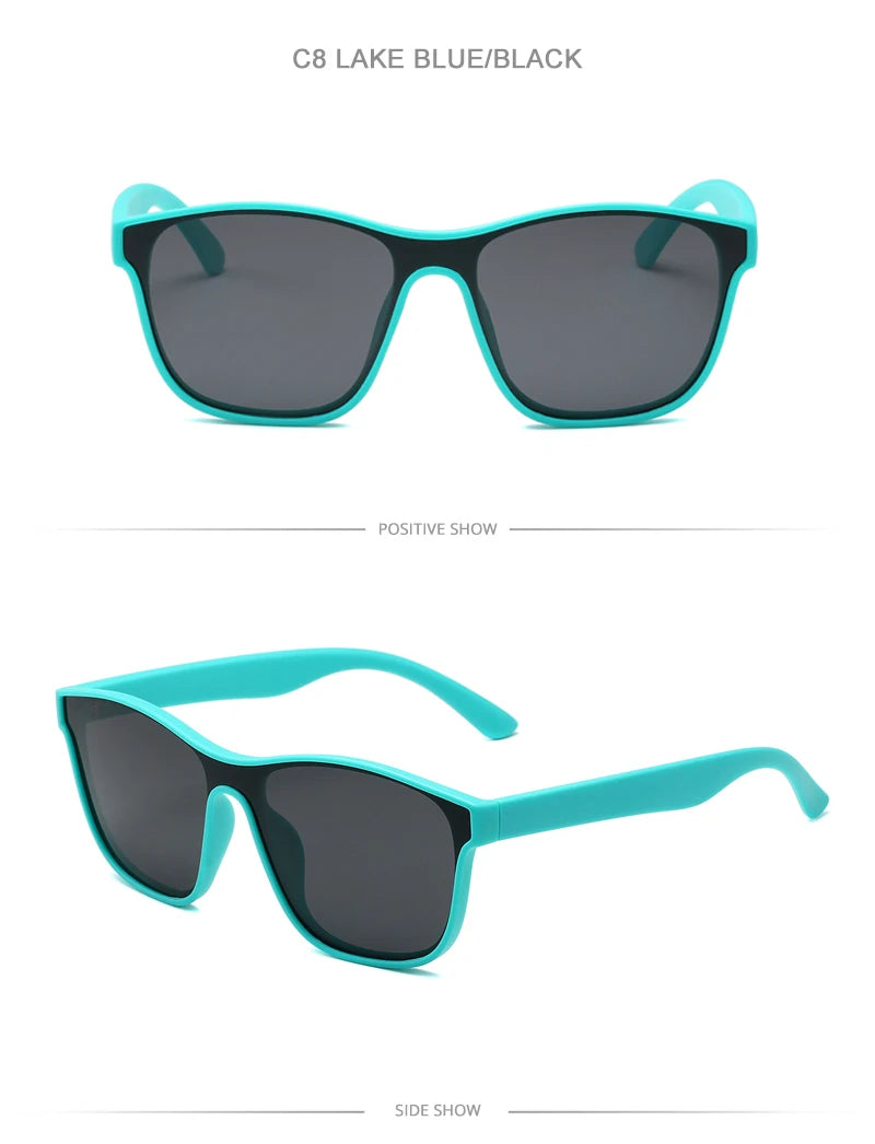New Fashion Polarized Sunglasses Men Women Luxury Square Black Sun Glasses Male Female Stylish Hiking Driving Shades UV400