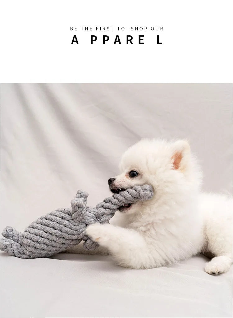 1pcs Bite Resistant Pet Dog Chew Toys for Small Dogs Cleaning Teeth Puppy Dog Rope Knot Ball Toy Playing Animals Dogs Toys Pets