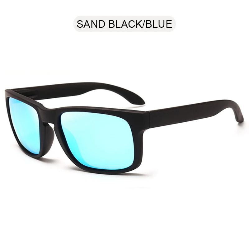 Classic Fashion Square Polarized Sunglasses Men Vintage Plastic Male Sun Glasses Women Stylish Black Outdoor Sports Shades UV400