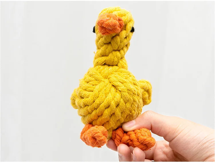 1pcs Bite Resistant Pet Dog Chew Toys for Small Dogs Cleaning Teeth Puppy Dog Rope Knot Ball Toy Playing Animals Dogs Toys Pets