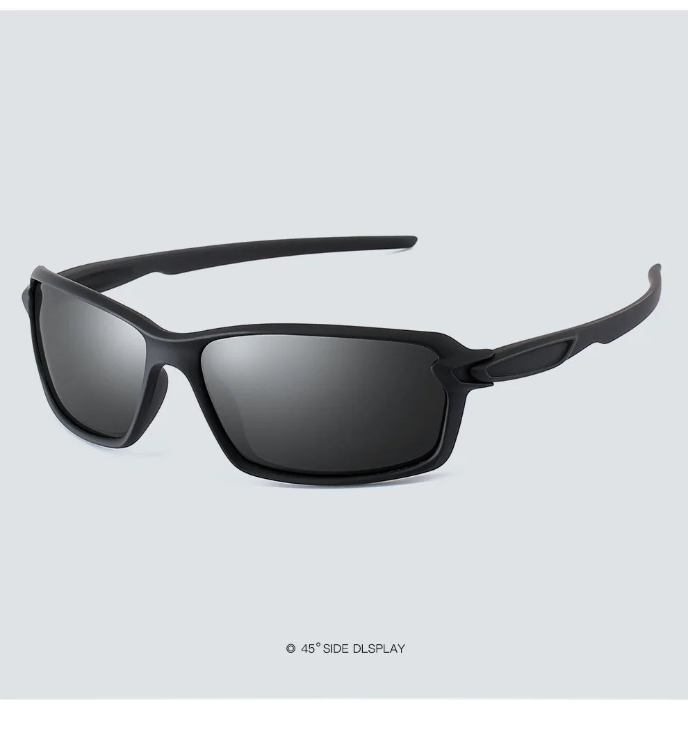 New Men Polarized Sunglasses Brand Designer Square Sports Sun Glasses Male Driving Fishing Goggle UV400 Women Travel Eyewear