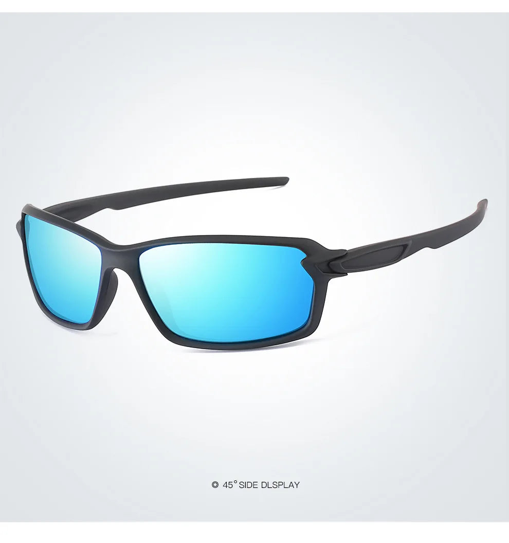 New Men Polarized Sunglasses Brand Designer Square Sports Sun Glasses Male Driving Fishing Goggle UV400 Women Travel Eyewear