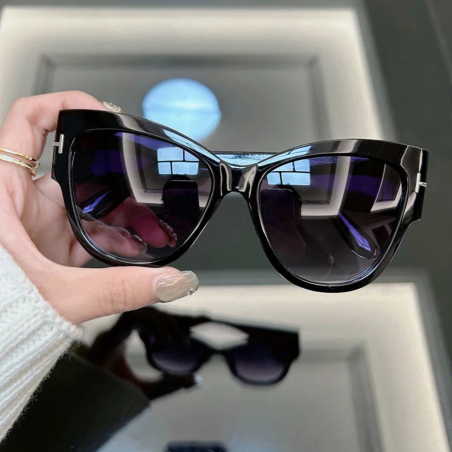 Fashion Cat Eye Sunglasses Women Men Brand Vintage Sun Glasses Female Male Designer Outdoors Mirror Shades Oculos De Sol
