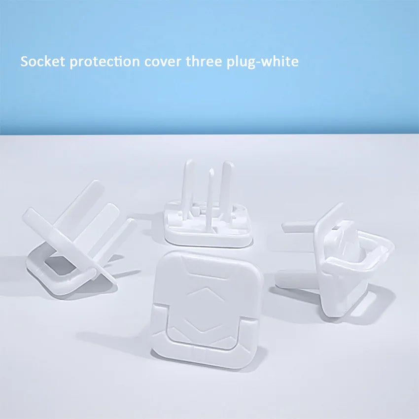 Two-pin Socket Holes Baby Anti-electric Shock Protection Cover Child Switch Socket Electrical Safety Plug Guard Protector Shield