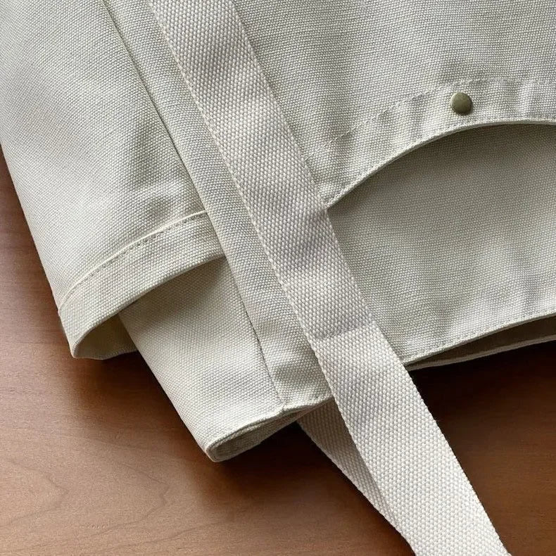 Large Capacity Canvas Tote Bag Suitable for Work Handbag College Student Mori Department Hundreds of Matching Shoulder Commuting