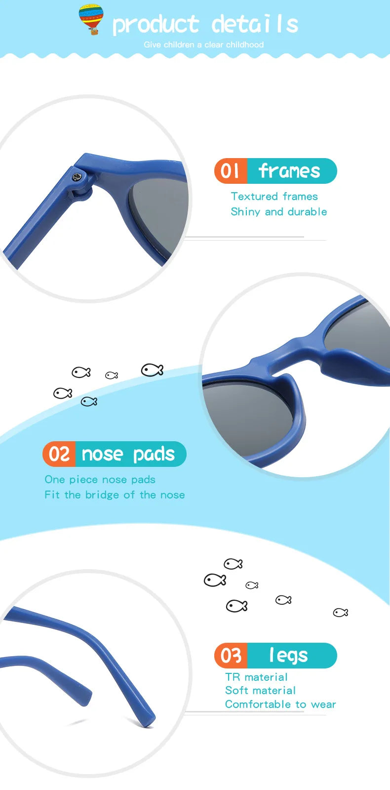 New Children Vintage Frosted Round Outdoor Sun Protection Sunglasses Baby Girls Acrylic UV400 Sunglasses Kids Fashion Glasses