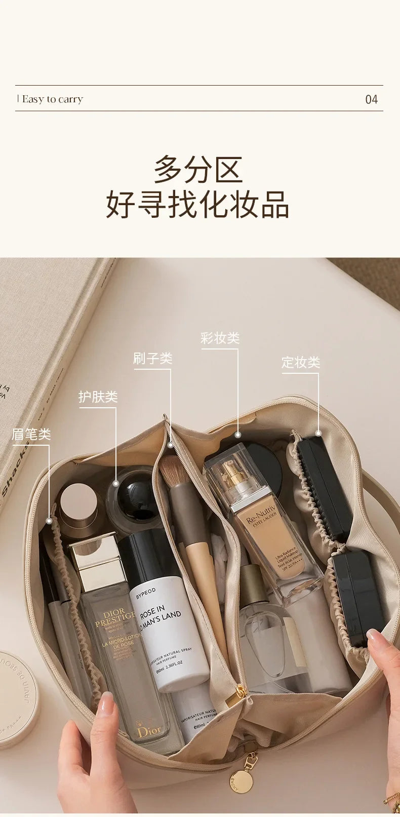 Large Capacity Travel Cosmetic Bag Multifunction Travel Cosmetic Bag Women Toiletries Organizer Female Storage Make Up Case Tool