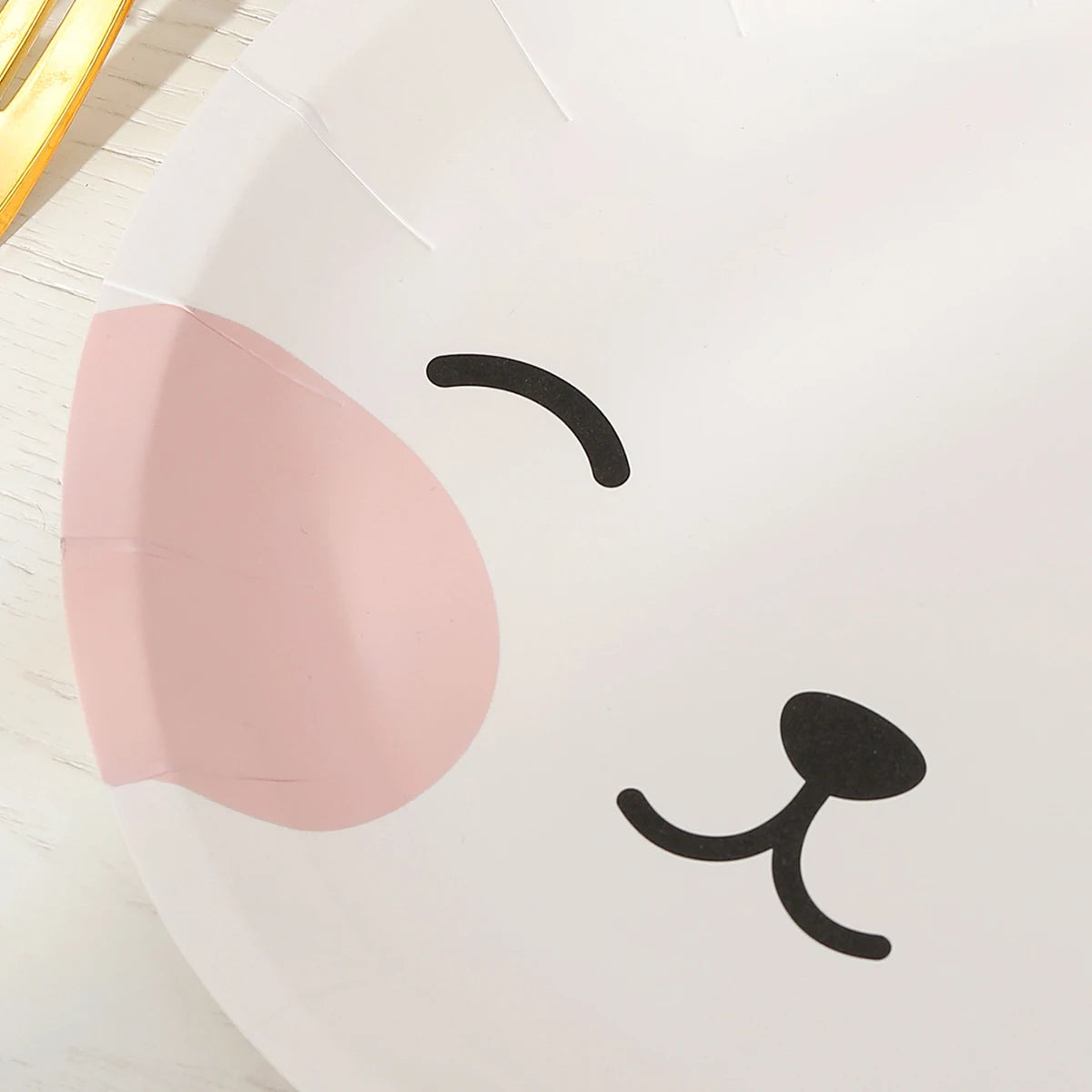 Mori rabbit disposable tableware paper cup dinner plate tablecloth happy birthday party supplies decoration