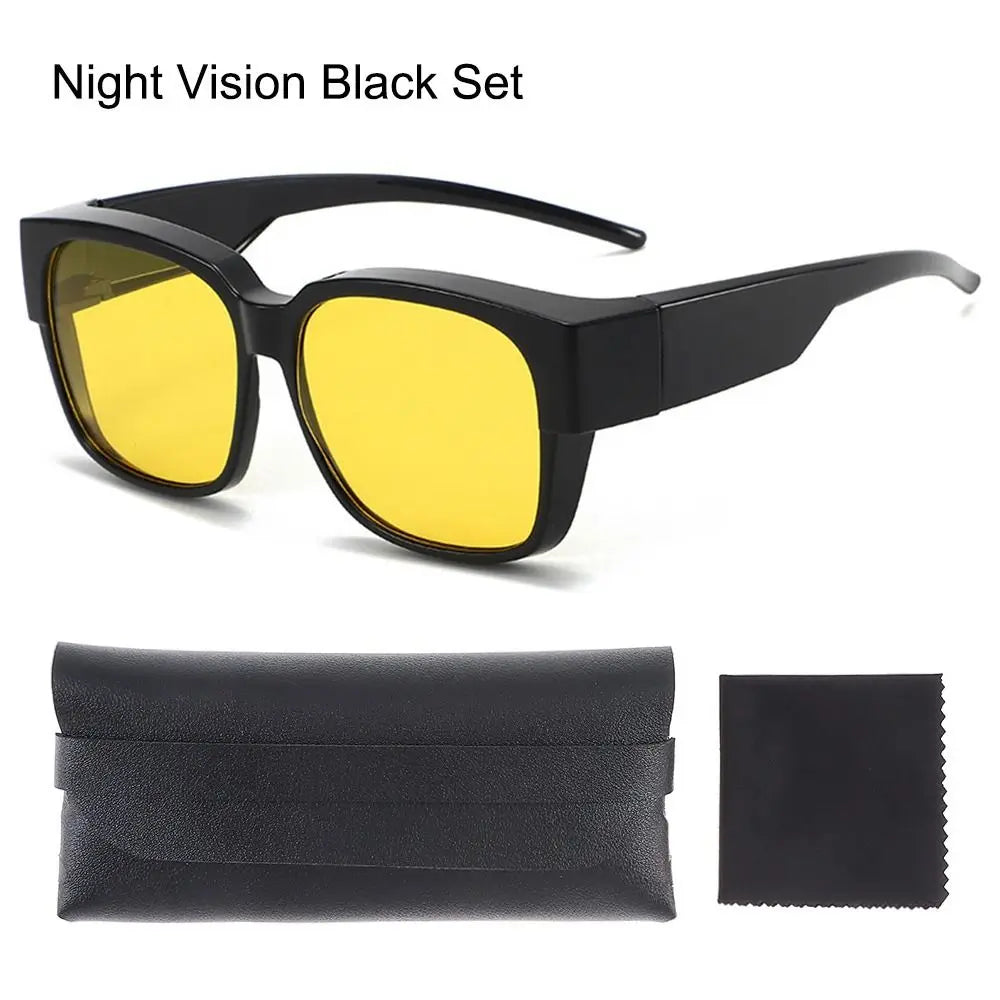 UV Protection That Can Be Worn over Other Glasses Square Shades Wrap Around Polarized Fit Over Glasses Sunglasses