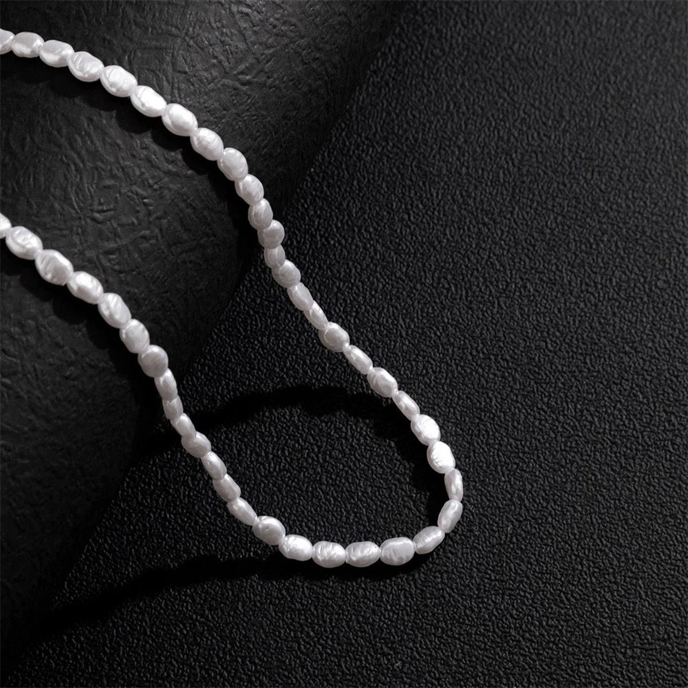 Baroque Alien Pearl Necklace Men's And woman Trendy and High end Necklace Collar Chain Accessories