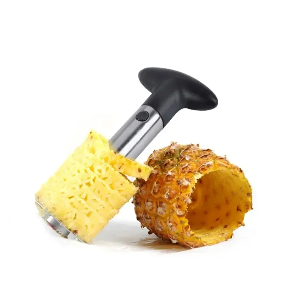 Stainless Steel Pineapple Peeler Cutter Fruit Knife Slicer A Spiral Pineapple Cutting Machine Easy To Use Kitchen Cooking Tools