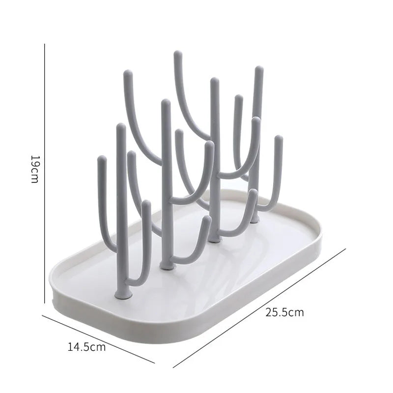 Baby Feeding Bottle Drain Rack Nipple Feeding Cup Holder Storage Drying Rack Cleaning Dryer Drainer Storage Drying Rack