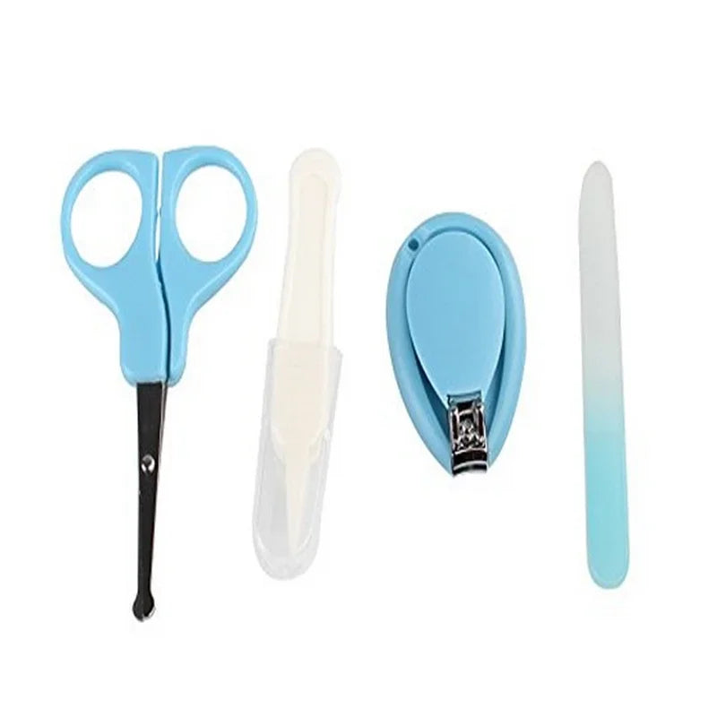 Safe Portable  Nail Clipper Trimmer Tweezer with Box Children Manicure Kit Newborn Baby Nail Scissor Baby Nail Care Tool Kid