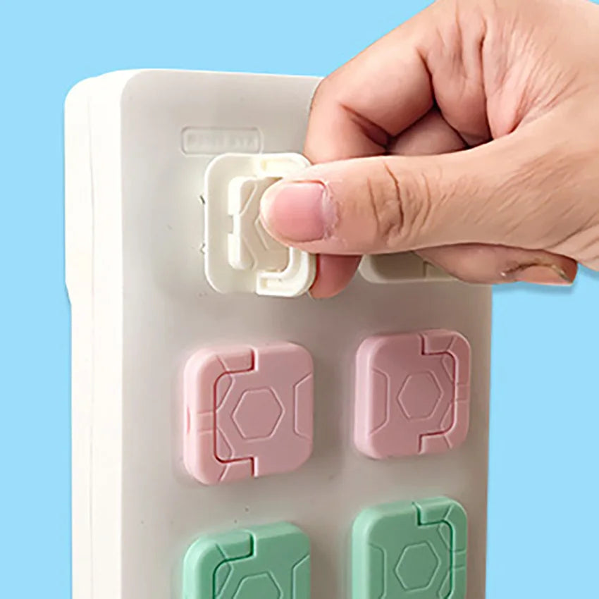 Two-pin Socket Holes Baby Anti-electric Shock Protection Cover Child Switch Socket Electrical Safety Plug Guard Protector Shield