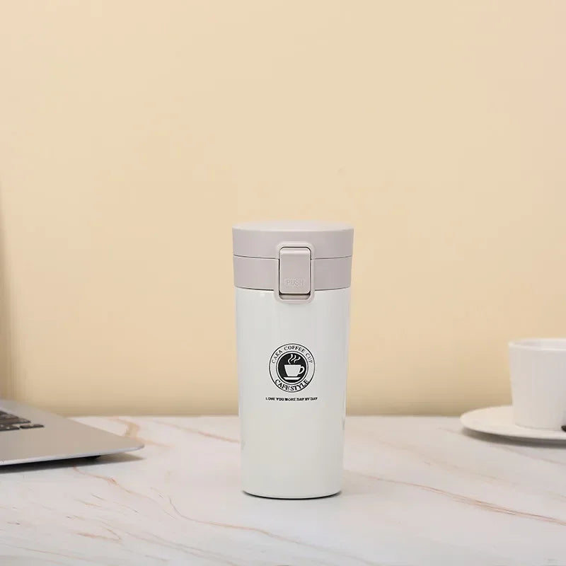 500ml Thermal Mug Double Wall 304 Stainless Steel Coffee Cup Tea Vacuum Flask Thermos Water Bottle Leak-proof Thermos Mug Coffee