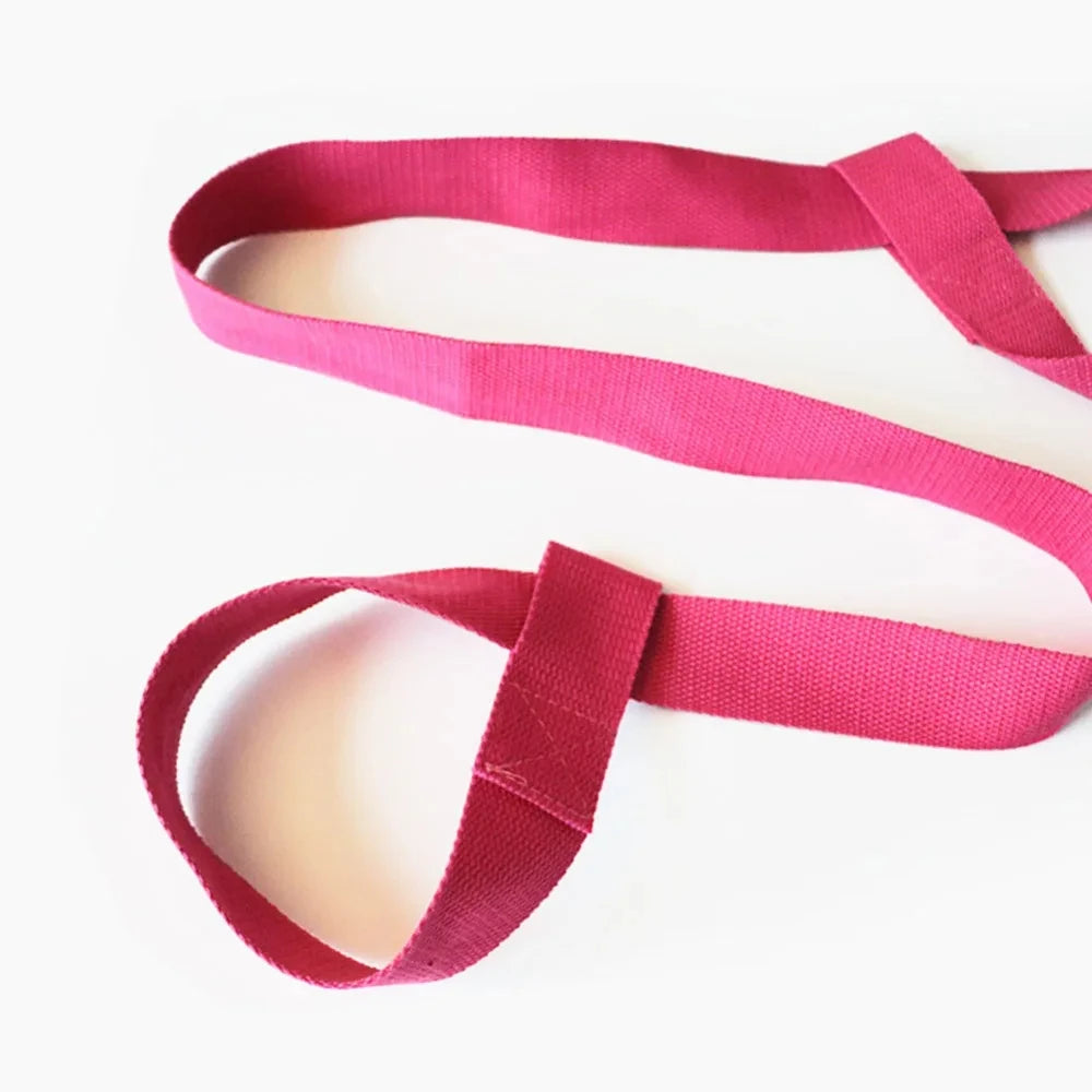 High Quality Yoga Mat Strap Belt Adjustable Sports Sling Shoulder Carry Belt Exercise Stretch Fitness Elastic Yoga Belt