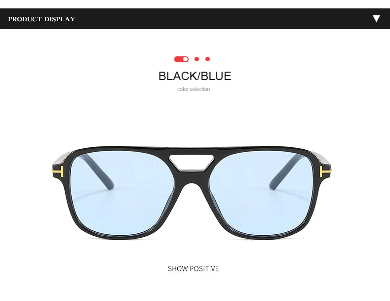 New Fashion Pilot Sunglasses Women Double Bridge Oversized Sun Glasses Oval Goggles Classic Candy Color Design Eyewear UV400