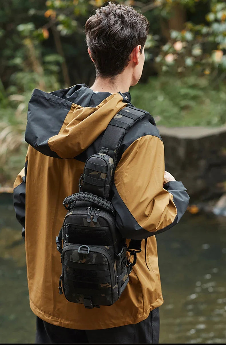 Men's Waist Bag Sports Shoulder Outdoor Fanny Pack Camping Hiking Fishing Climbing Backpack for Male Travel Sling Chest Bags 가방