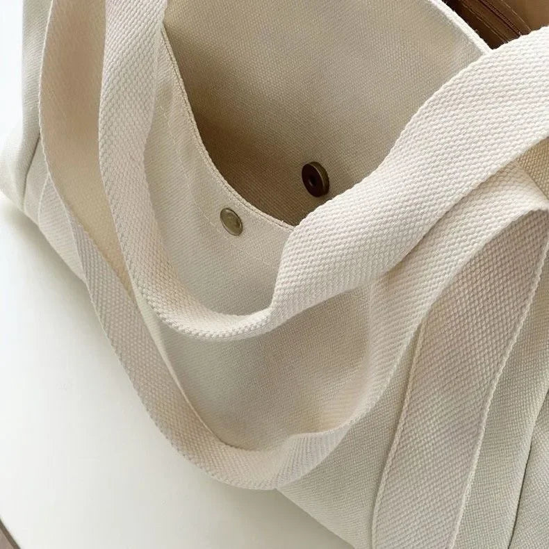 Large Capacity Canvas Tote Bag Suitable for Work Handbag College Student Mori Department Hundreds of Matching Shoulder Commuting