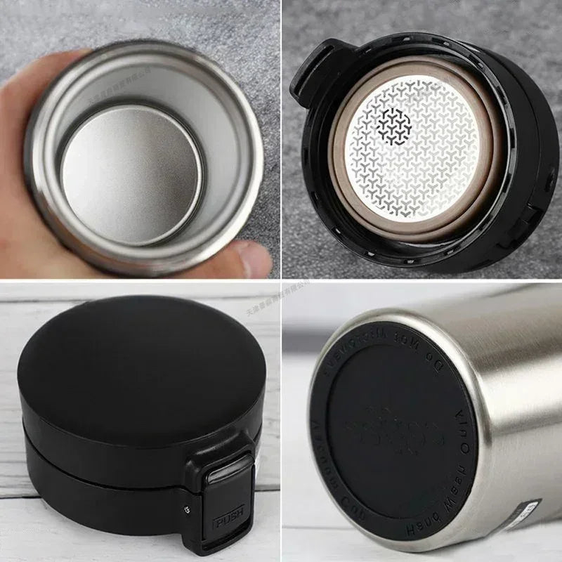 500ml Thermal Mug Double Wall 304 Stainless Steel Coffee Cup Tea Vacuum Flask Thermos Water Bottle Leak-proof Thermos Mug Coffee