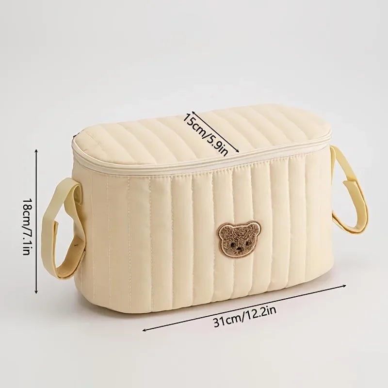 Baby Diaper Bag Korea Cute Bear Mommy Bag Multifunctional Stroller Nappy Bag Maternity Storage Bags Baby Diaper Organizer
