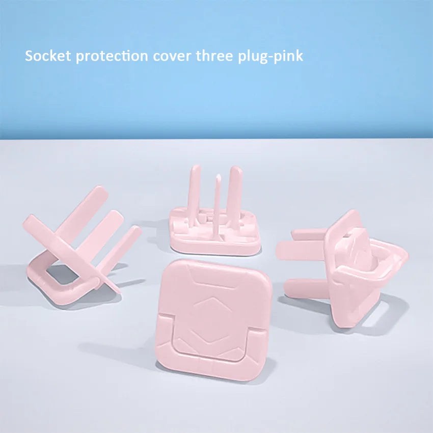 Two-pin Socket Holes Baby Anti-electric Shock Protection Cover Child Switch Socket Electrical Safety Plug Guard Protector Shield