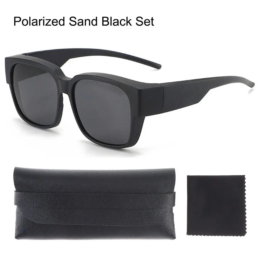 UV Protection That Can Be Worn over Other Glasses Square Shades Wrap Around Polarized Fit Over Glasses Sunglasses