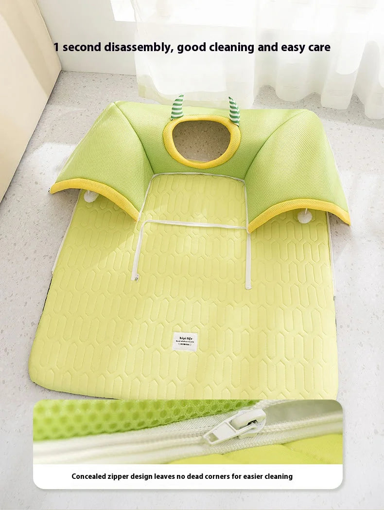 Spring and Summer Breathable Monster Cat Bed Four Season Universal Cat Nest Cat Tunnel Sleeping Pet Nest Cat Mat Cat Accessories