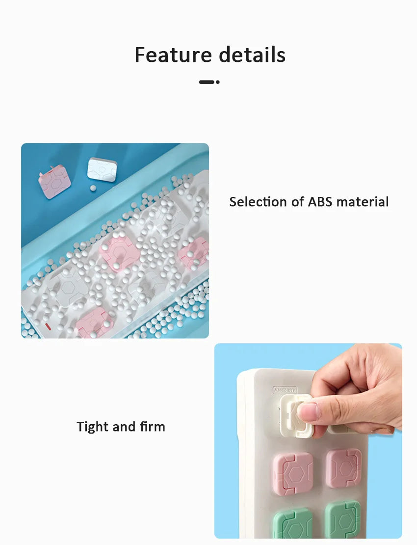Two-pin Socket Holes Baby Anti-electric Shock Protection Cover Child Switch Socket Electrical Safety Plug Guard Protector Shield