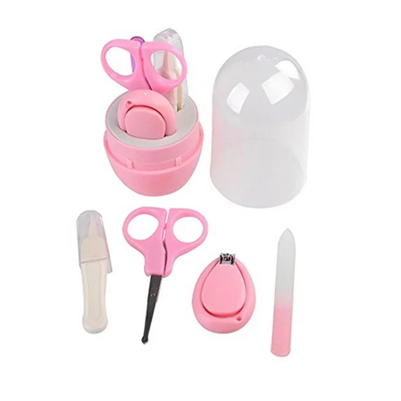 Safe Portable  Nail Clipper Trimmer Tweezer with Box Children Manicure Kit Newborn Baby Nail Scissor Baby Nail Care Tool Kid