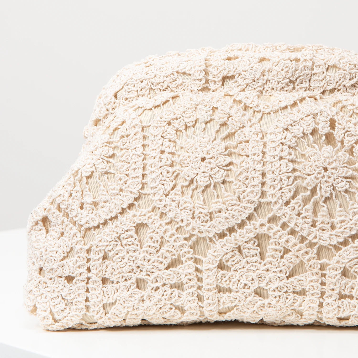 Pattern hollow woven bag, simple clutch bag, Bohemian clip bag, holiday casual straw purse, beach bag (random pattern)
