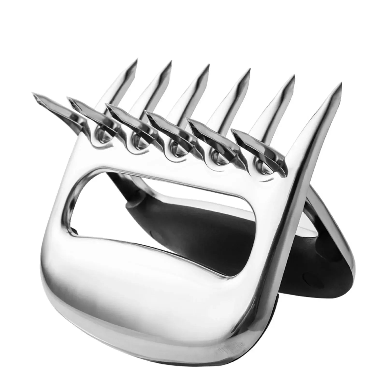 2pc Stainless Steel/ABS Manual Bear Claws Barbecue Fork BBQ Pull Meat Handler Pork Clamp Roasting Fork Kitchen Accessories