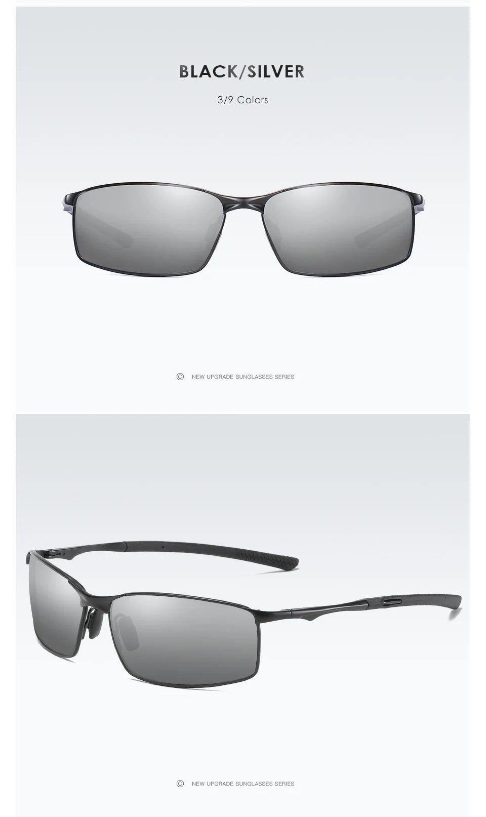 Aoron Polarized Sunglasses Mens/Women Driving Mirror Sun Glasses Metal Frame Goggles UV400 Anti-Glare Sunglasses Wholesale