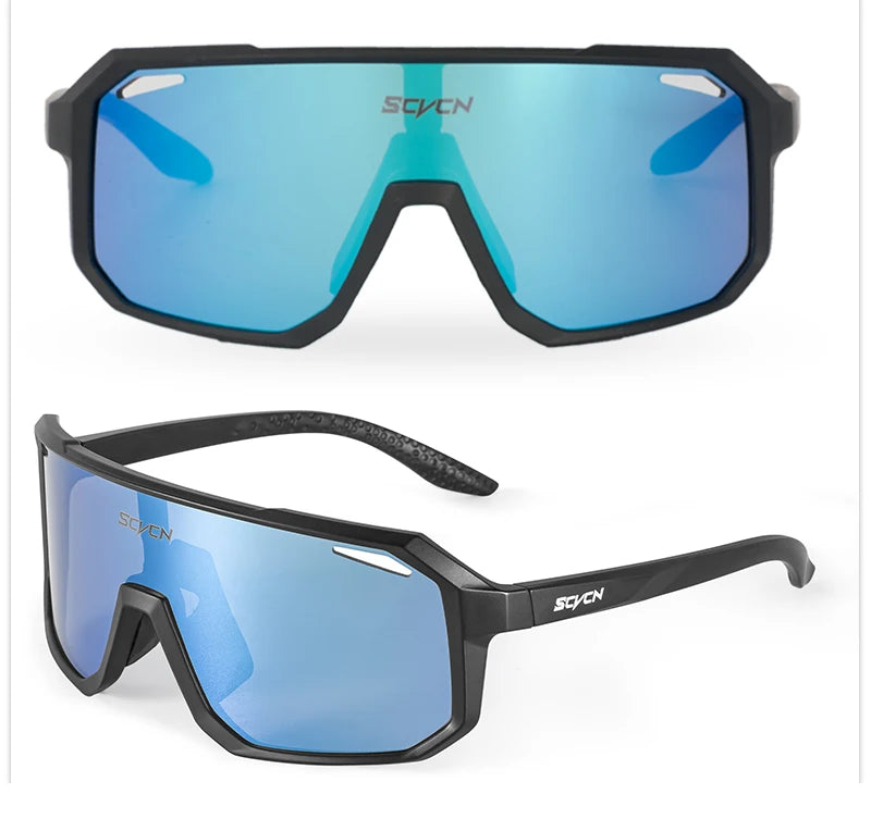 SCVCN Mountain Driving Glasses Cycling Sunglasses UV400 Women Sports Running Eyewear Men Road Bicycle Glasses Bike Goggles