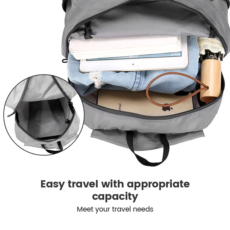 Ultra Light Outdoor Hiking Cycling Travel Backpack Fitness Bag Waterproof Handbag Small Foldable Backpack Storage Bag