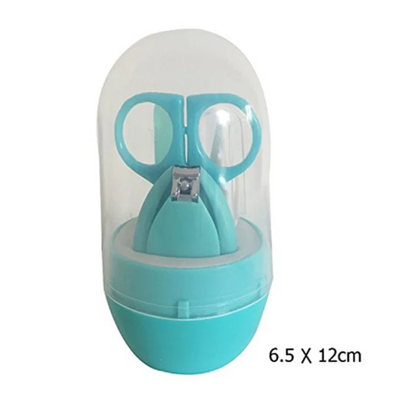 Safe Portable  Nail Clipper Trimmer Tweezer with Box Children Manicure Kit Newborn Baby Nail Scissor Baby Nail Care Tool Kid