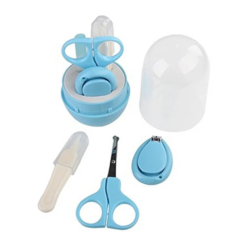 Safe Portable  Nail Clipper Trimmer Tweezer with Box Children Manicure Kit Newborn Baby Nail Scissor Baby Nail Care Tool Kid