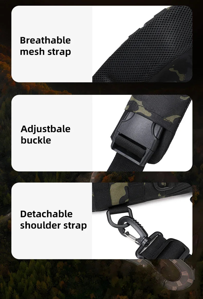 Men's Waist Bag Sports Shoulder Outdoor Fanny Pack Camping Hiking Fishing Climbing Backpack for Male Travel Sling Chest Bags 가방