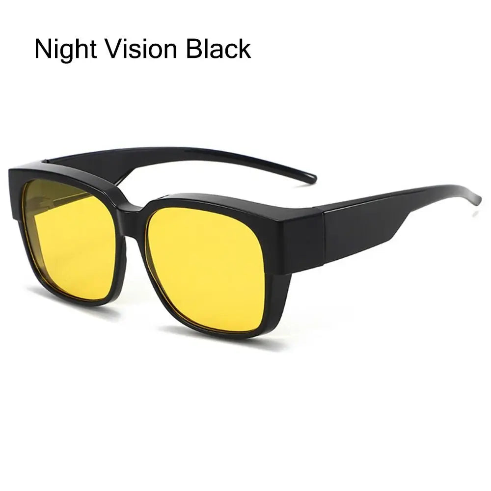 UV Protection That Can Be Worn over Other Glasses Square Shades Wrap Around Polarized Fit Over Glasses Sunglasses