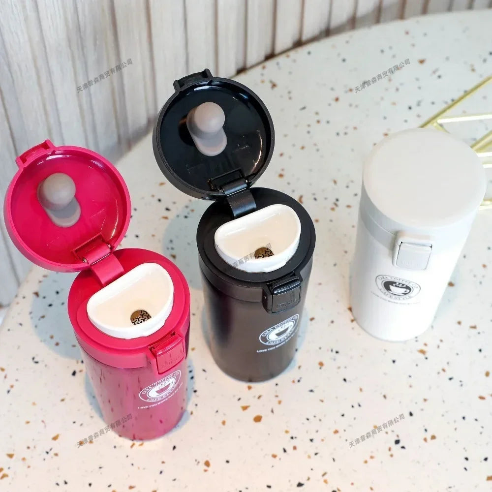 500ml Thermal Mug Double Wall 304 Stainless Steel Coffee Cup Tea Vacuum Flask Thermos Water Bottle Leak-proof Thermos Mug Coffee