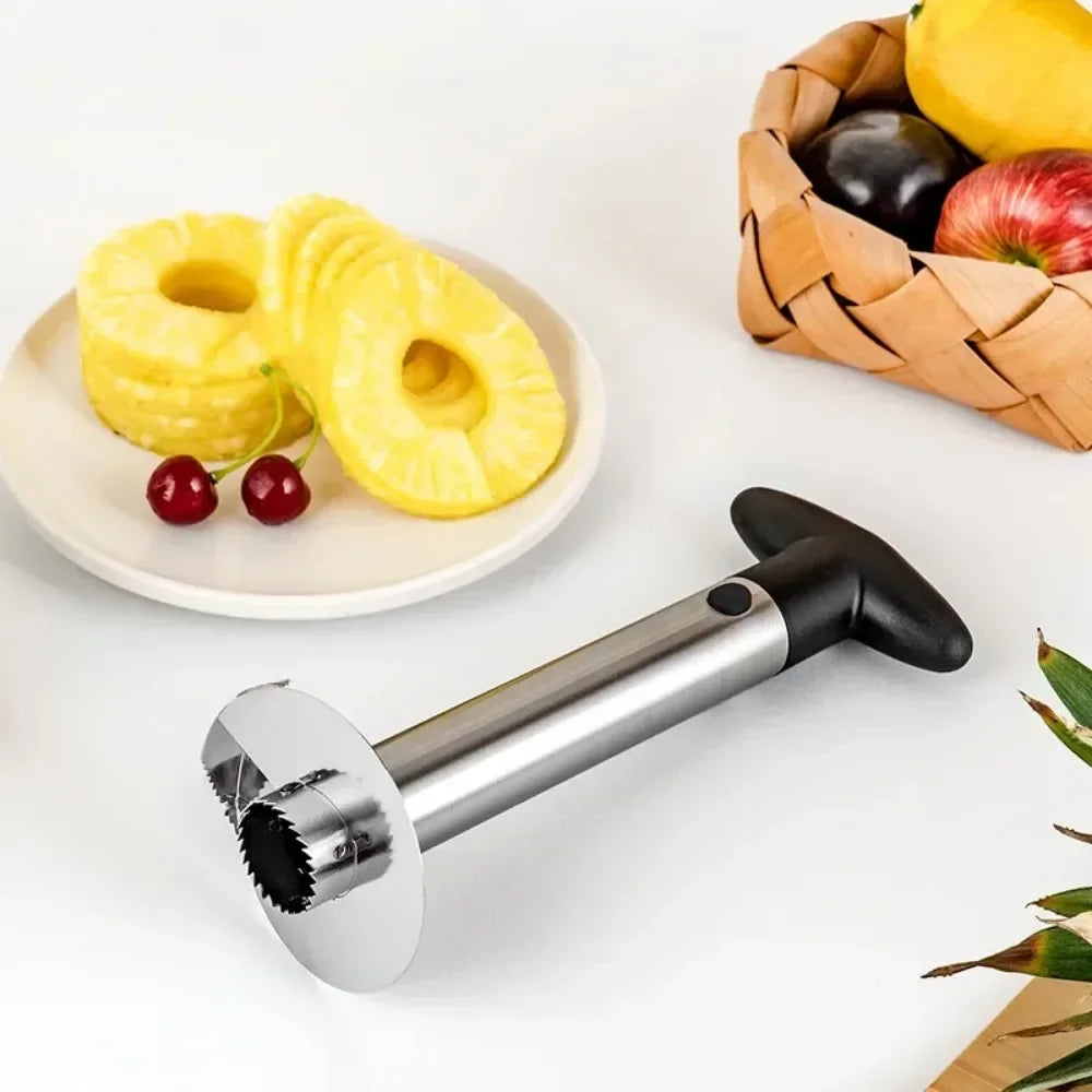Stainless Steel Pineapple Peeler Cutter Fruit Knife Slicer A Spiral Pineapple Cutting Machine Easy To Use Kitchen Cooking Tools