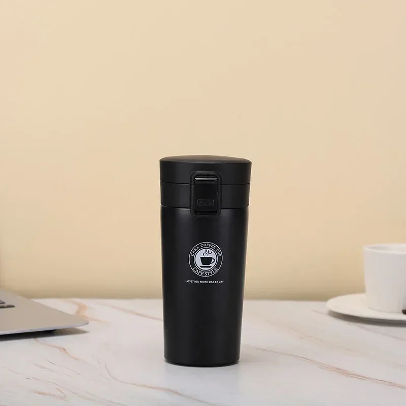 500ml Thermal Mug Double Wall 304 Stainless Steel Coffee Cup Tea Vacuum Flask Thermos Water Bottle Leak-proof Thermos Mug Coffee