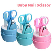 Safe Portable  Nail Clipper Trimmer Tweezer with Box Children Manicure Kit Newborn Baby Nail Scissor Baby Nail Care Tool Kid